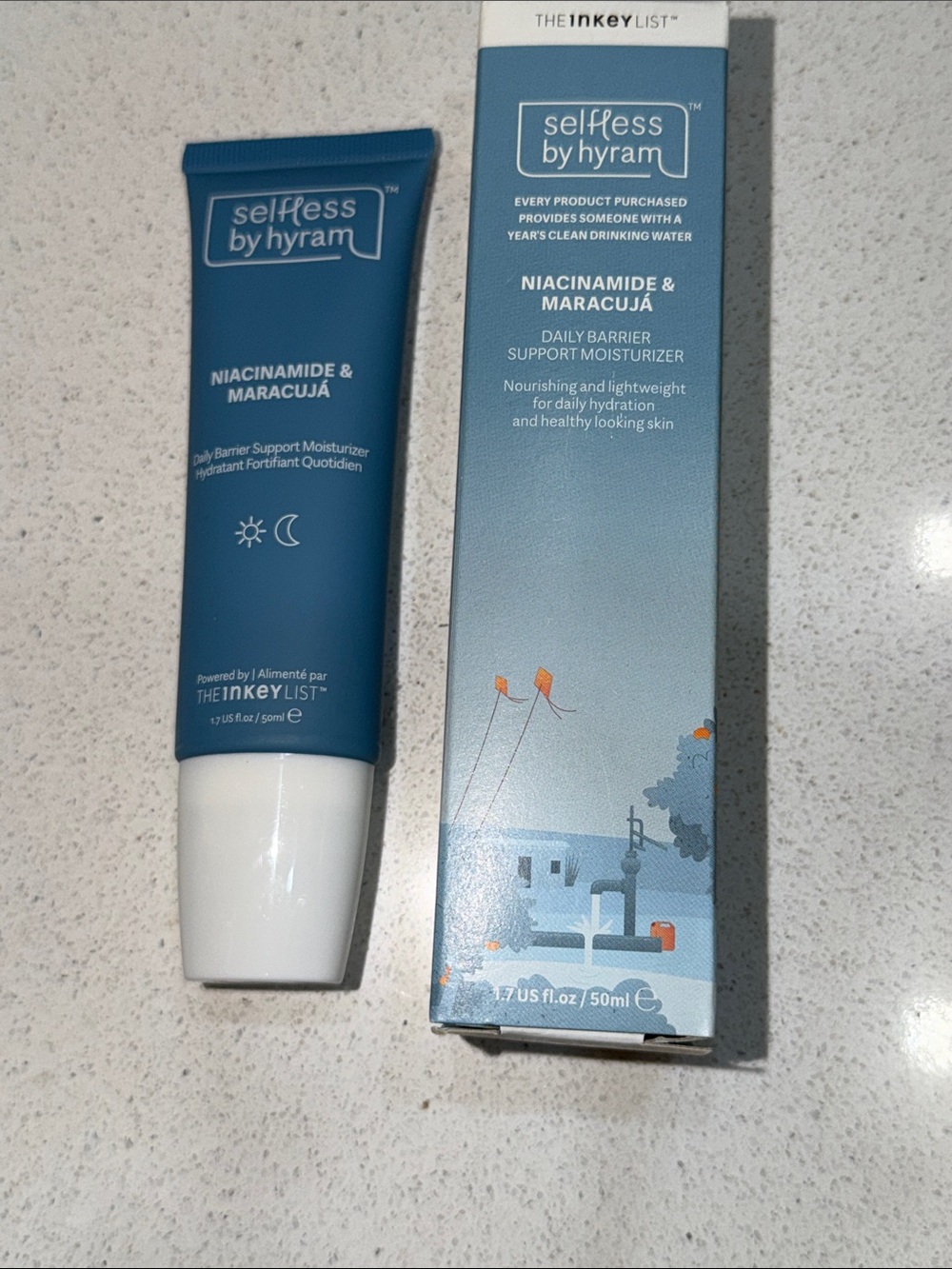 selfless by hyram Niacinamide & Maracujá Daily Barrier Moisturizer - 1.7 fl oz